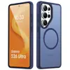 Funda para Teléfono Móvil Samsung S26Ultra al por Mayor, Funda Transparente Magnética para Teléfono Samsung con Acabado Mate tipo Piel