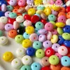 Hilo Acrílico Bola de Hilo Donut Cuentas de Colores DIY Pulsera de Cuentas Hecha a Mano Collar Pendientes Accesorios de Joyería Materiales