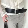 Cinturón Ancho de Alta Gama Estilo Coreano para Mujer, Cinturón de Cintura Delgado Casual de Nicho para Combinar con Vestidos y Jeans, Cinturón Accesorio