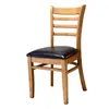 Sillas para comer de tienda de té con leche, sillas para tienda de postres, sillas para comer casuales, sillas de restaurante, sillas de madera maciza, sillas de comedor de madera maciza para uso doméstico, fábrica de alta calidad