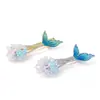 Pinza Morada Zaya Fantasy Sirena para el Cabello, Estilo Festivo, Pinza Lateral de Flequillo Cola de Pez de Gama Alta y Exquisita, Tocado de Flores