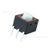 Botão Impermeável 12X12 Auto-Travante e Sem Trava Campainha Aimaadi Acessórios para Farol Duplo Flash de Veículo Elétrico
