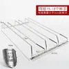 Estante para copas de vino tinto mueble de vino de madera para el hogar copa de tallo alto invertida soporte colgante de acero inoxidable para copas de vino colgador de copas de vino estante colgante para copas de vino