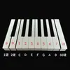 Acessórios de piano Teclas brancas de piano couro branco tecla couro piano tecla couro,