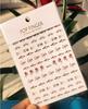 Novos adesivos de unha para o Dia dos Namorados, terno de comércio eletrônico transfronteiriço, carta de amor, fabricante de adesivos de unha para o Dia dos Namorados em estoque