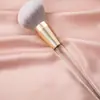 Fabricante de Brochas de Maquillaje Mango Acrílico Tubo Cepillado Individual para Polvo Suelto Fijación Brocha Grande para Base Herramienta de Belleza Brocha Fijadora