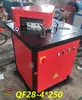 Máquina de cisalhamento de canto hidráulica chapa de ferro aço inoxidável placa de cobre alumínio pedal de pé pneumático máquina de corte de canto furo redondo corte de canto ajustável 6x250