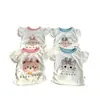 Artículo popular de comercio exterior: Camiseta de Verano de Dibujos Animados de Manga Corta para Niña, Top sin Mangas con Volantes para Bebé, Top Infantil Lindo y Versátil