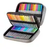 Caneta Marcadora Acrílica Noya com Tinta Líquida Direta, Cores Empilháveis, Corpo Redondo, Ponta Macia com Controle de Tinta, Caneta de Aquarela Infantil, Caneta para Graffiti em Bolsa de Tecido