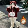 Chaqueta de forro polar para niña Otoño/Invierno 2026 Estilo Nuevo Ropa de Invierno para Niños Elegante Lana de Cordero Bebé Invierno Espesado Superior