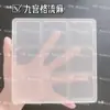 Acrílico Fluxo Casca de Cânhamo Estilo Antigo Janela Florida Leque em Forma de Casca de Cânhamo Fluxo Casca de Cânhamo DIY Lousa de Mahjong com Areia Movediça