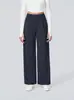 Amazon 2026 Otoño Nueva Moda Femenina Transfronteriza Europea y Americana Casual Color Sólido Bolsillo Holgado Traje Pantalón Versátil Ropa Casual