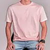 [Camiseta de algodón talla europea] Camiseta de algodón talla europea Transfronteriza Color puro Lisa Clara Una pieza Venta al por mayor Manga corta Aliexpress Amazon