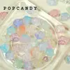 Joyería Romántica de Rosa Hecha a Mano Cuentas de Vidrio Decoración de Flores Pulsera con Cuentas Collar Material Cadena para Teléfono Móvil DIY Joyería