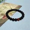 Pulseira King Stone 8mm, Colar de Jade Negro do Tibete, 108 Contas, Quatro Círculos, Suprimento para Vendedores de Rua, Vendas ao Vivo, Brindes Promocionais