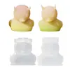 Faça Você Mesmo Pato Longhorn Pato Diabo Vela Perfumada Ornamento Criativo Boneca Pato Decorativa Molde de Cola para Fazer