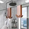 Gancho de Metal para Puerta de Baño con Vidrio, Gancho para Ropa de Baño, Gancho Doble Cara para Toalla de Puerta, Acero Inoxidable