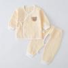 Ropa para recién nacido otoño e invierno cálida para bebé recién nacido acolchada pijama ajustada algodón monje para bebé traje dividido