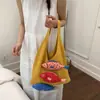 Moda Nueva Transfronteriza 2026 Bolso de Mano 3D de Pez Bolso de Hombro de Punto Lindo Creativo Bolso de Mano de Nicho para Mujeres