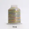 Hilo Teñido en Degradado Cuerda Multicolor de 18 Hilos Hilo para Tejer a Mano DIY Cuerda Hecha a Mano de 210 Yardas Material de Cuerda Hecha a Mano Hilo Multihilo para Tejer