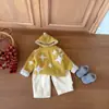 Suéter con Capucha de Estrellas para Niños 2026 Invierno Nuevo Grueso Cálido Tejido con Capucha para Niños y Niñas Bebé Suave y Acogedor Superior