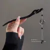 Nuevo pasador de ébano negro estilo chino, palillo para el pelo de alta gama para recogidos en la parte posterior de la cabeza, accesorio para el cabello de mujer, accesorio para vestido tradicional chino