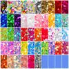 Lantejoulas Coloridas em Formato de Coração 1g Pacote Pequeno Miçangas 3-4mm Decoração para Nail Art Glitter Enchimento DIY Venda Direta da Fábrica Acessórios