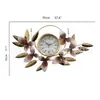 Sofá Estilo Lujo Ligero Moderno Pared de Fondo Decoración Reloj de Pared Habitación Metal Simple Sala de Estar Acero Inoxidable Titanio Colgante de Pared