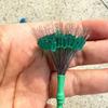 Venta al por mayor Competitivo a granel Frijoles espaciales de silicona Colorido Juego de línea Frijoles superiores grandes 100 piezas Accesorios de pesca Venta al por mayor