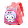 Nova Mochila Escolar Fofa de Desenho Animado para Jardim de Infância Atacado Mochila Kulomi Ultra Leve Redução de Peso para Crianças de 3 a 6 Anos Bebê