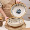 Tazón Grande de Cerámica Retro Escandinavo para Sopa Creativo para el Hogar 9 pulgadas Grande Tazón para Fideos Maocai Tazón para Pescado Hervido Sopera de Gran Capacidad
