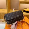 Bolsa de Mahjong con Estampado Retro para Mujer 2026 Nueva Moda Tendencia Versátil Bolso de Cadena Bolso Cruzado para el Hombro para Salidas Francesas