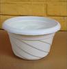 Maceta colgante redonda de plástico con forma de rábano verde para orquídeas, ideal para jardinería doméstica, maceta de escritorio, contenedor firme para macetas.
