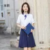 [Ropa de Trabajo para Maestros de Jardín de Infancia] Traje Profesional para Maestros de Jardín de Infancia Camisa de Manga Corta para Mujer Falda de Dos Piezas para Maestros de Jardín de Infancia