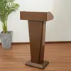 Púlpito de Fala Branco Simples de Alta Qualidade, Mesa de Palestra Moderna, Mesa de Boas-Vindas, Mesa de Recepção, Mesa do Anfitrião, Mesa de Inscrição