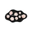 2025 Zuecos Populares Hebilla de Zapato Estilo Dulce Resina Rosa Puff Rosa DIY Joyería Removible Flor de Zapato