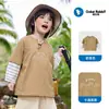 Roupas de Bebê Novas Camiseta Falsa de Duas Peças Manga Longa T2025 Roupa de Outono Primavera e Outono Camiseta de Segunda Pele para Bebê Menino Top Infantil