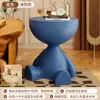 Mesa de noche estilo oso para uso doméstico, mesa auxiliar para sofá de dormitorio, almacenamiento móvil, gabinete de noche creativo para niños