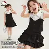 Conjunto de Verão para Meninas 2026 Novo Estilo Colete com Lapela Color Block e Saia de Bolo Bufante Conjunto de Duas Peças Cartoon Tendência