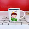 Taza Xipu Feliz Cumpleaños Taza Clásica Retro Nostálgica Taza de Dibujos Animados para el Hogar Recuerdo de Boda