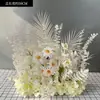 Novo Suporte de Chão para Flores de Casamento 50cm Flores Realistas Decoração de Casamento Arranjo de Flores Palco T Flores para Corredor Flores Artificiais de Casamento