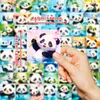 56 Pegatinas de Panda de Dibujos Animados Lindos de Compra Directa Transfronteriza para Decorar Agendas, Diarios y Maletas