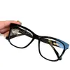 Óculos Lingguang Armações de Acetato Estilo Pequena Fragrância 3469 3413 3392 3438 Armação Preta Lisa Mesmo Estilo Óculos da Moda Sem Grau