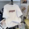 Camiseta de manga corta de estilo americano moderna para hombre, cuello redondo de verano, versátil casual, nuevo estilo 2025, marca de moda, camiseta holgada estilo Hong Kong