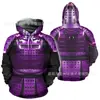 Comercio Exterior Popular Espíritu Samurai Japonés Sudadera con Capucha Estampado Digital 3D Ropa de Cosplay Periféricos Venta Directa de Fábrica