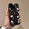 Lindo lazo Katie para iPhone 15/14promax funda plisada para teléfono Apple 13/12 avanzado 11