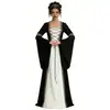 Novo Conjunto de Vestido Palaciano Retrô com Capa para Festa a Fantasia Medieval Vitoriana
