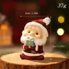 Ideias de Presentes de Decoração de Natal Mini Resina Desenho Animado Layout de Mesa Árvore de Natal Papai Noel Boneco de Neve Enfeites