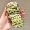 Goma Elástica Negra para el Cabello para Mujer, Alta Elasticidad, Accesorio para el Cabello Duradero, Diadema Elegante, Anillo de Goma para el Cabello