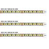 Tira de Luz LED 2835 de Doble Temperatura de Color Atenuable y Ajustable de Color 5V12V24V Atenuación Táctil Tricolor Caja de Batería USB Tira de Luz LED